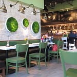 bellagreen restaurant interior