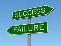 Success or failure sign