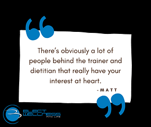 Lewisville Personal Training Client Review there’s obviously a lot of people behind the personal trainer and dietitan that really have your interest at heart.