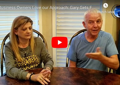 Gary and Debra sharing their testimony
