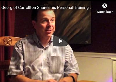 Georg sharing personal training testimony