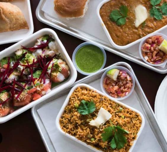 Table of Healthy Indian Dishes