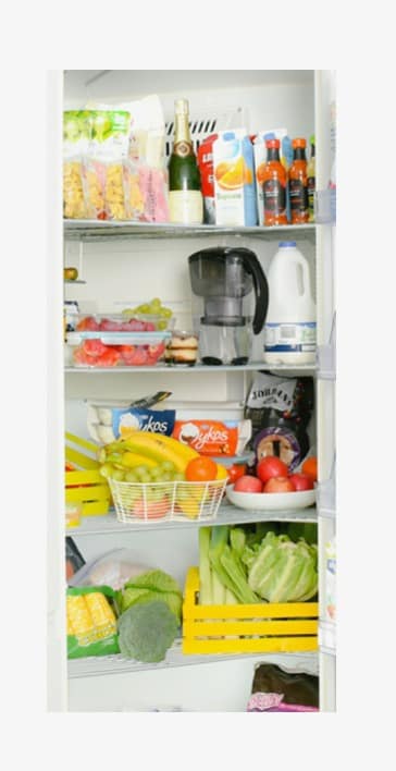 pantry full of healthy foods