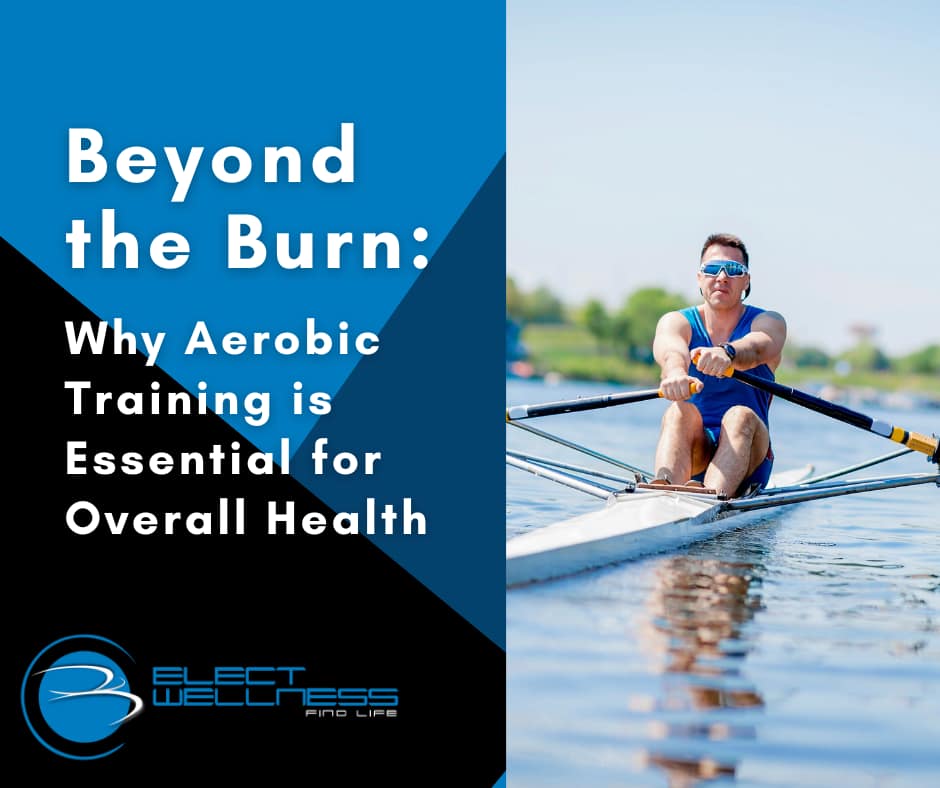 Man Rowing for Aerobic Training