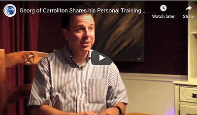 Georg sharing personal training testimony